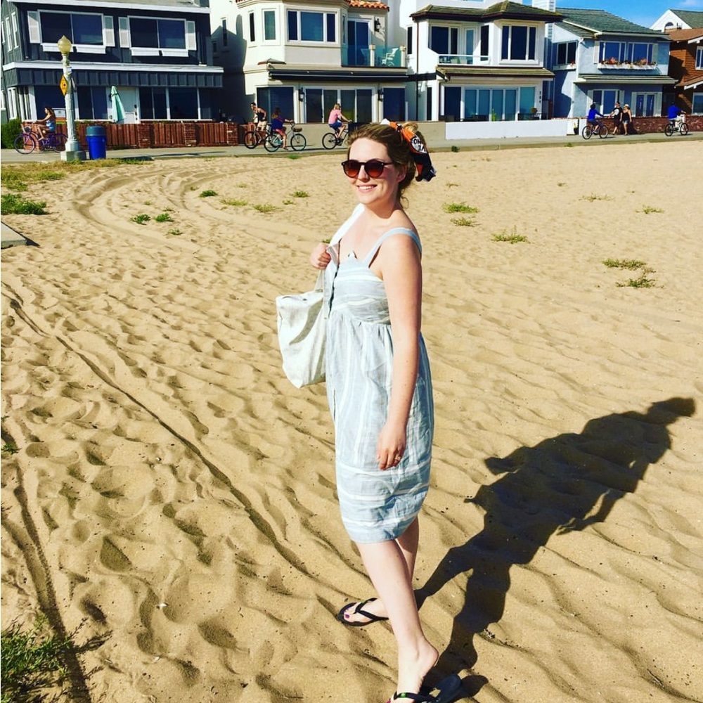 Universal Thread Size Small Sundress, Button Up - image 2